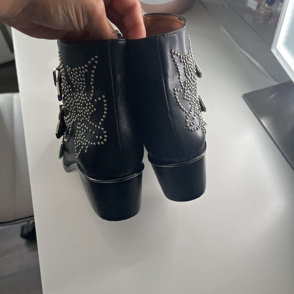 Studded black boots - Picture 2 of 4